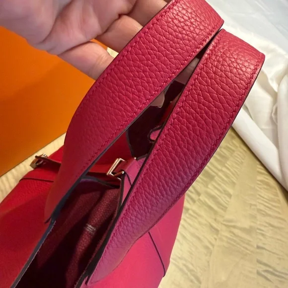 Hermes Picotin 22 Clemence, Rose Mexico, 2020 excellent condition, full set - Picture 4 of 12